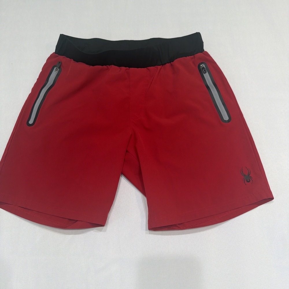 Spyder Active Shorts Men's Red Medium 00145